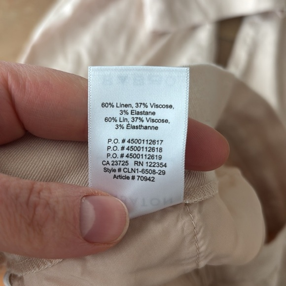 Babaton Soft Pink Linen Pants - Picture 5 of 6